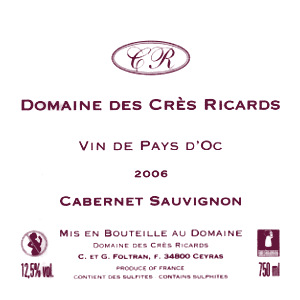 Vin de Pays d'Oc Cabernet Sauvignon