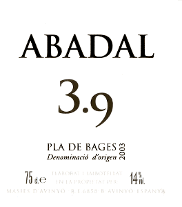 Abadal 3.9 Reserva