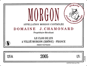 Morgon Le Clos de Lys