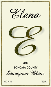 Elena Sauvignon Blanc Sonoma County
