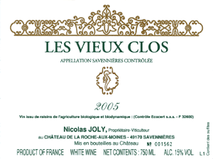 Savennières Les Vieux Clos