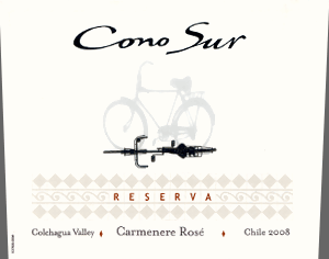 Cono Sur Reserva Carmenere Rośe Colchagua Vallery