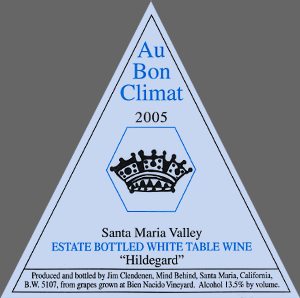 Santa Maria Valley Estate Bottled White Table Wine Hildegard