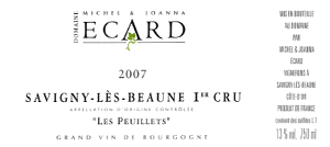 Savigny-lès-Beaune 1er Cru Les Peuillets