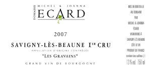 Savigny-lès-Beaune 1er Cru Les Gravains