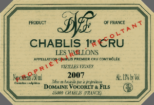 Chablis Premier Cru Les Vaillons Vieilles Vignes