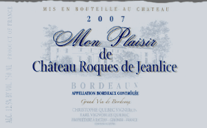 Mon Plaisirde Château Roques de Jeanlice