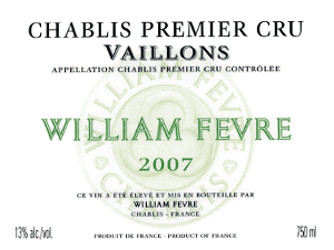 Chablis Premier Cru Vaillons