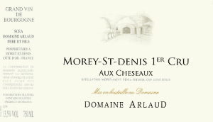 Morey-Saint-Denis 1er Cru Aux Cheseaux
