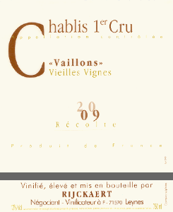 Chablis 1er Cru Vaillons Vieilles Vignes