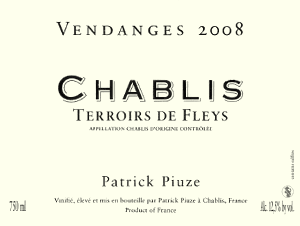 Chablis Terroirs de Fleys