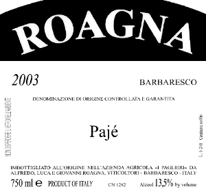 Barbaresco Pajé