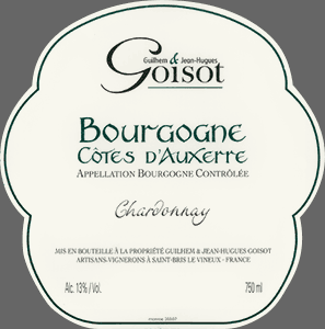 Bourgogne Côtes d'Auxerre Chardonnay