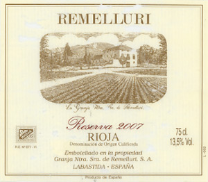 Remelluri Reserva