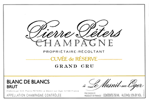 Pierre Péters Cuvée de Réserve Blanc de Blancs Brut Grand Cru