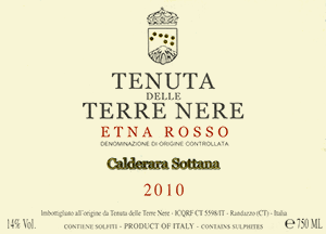 Etna Rosso Calderara Sottana