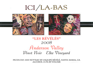 Ici/La-Bas Les Révélés Anderson Valley Pinot Noir Elke Vineyard