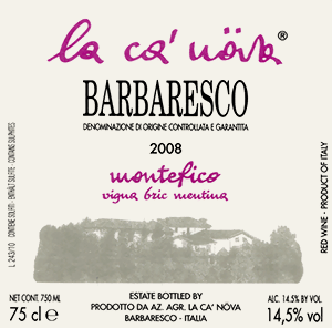 Barbaresco Montefico Vigna Bric Mentina