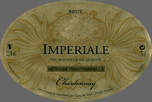 Vin Mousseux de Qualite Methode Traditionnelle Brut de Charvis