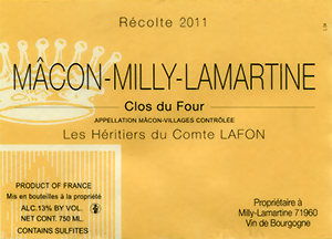 Mâcon-Milly-Lamartine Clos du Four