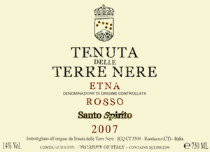 Etna Rosso Santo Spirito