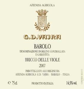 Barolo Bricco delle Viole