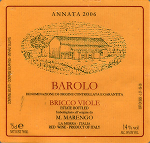 Barolo Bricco Viole