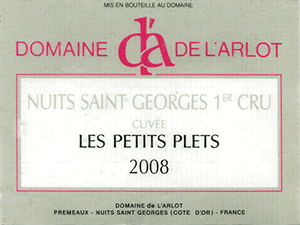 Nuits Saint Georges 1er Cru Cuvée Les Petits Plets