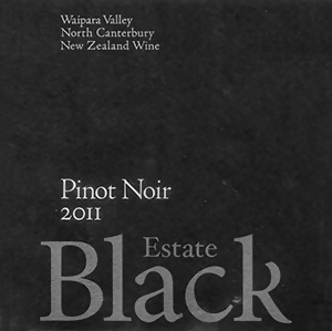 Black Estate Waipara Valley Pinot Noir