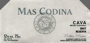 Mas Codina Cava Brut Reserva