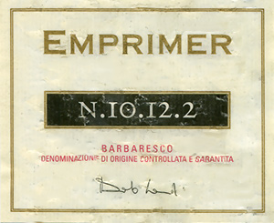 Barbaresco Emprimer Cru Ivan