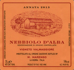 Nebbiolo d'Alba Vigneto Valmaggiore