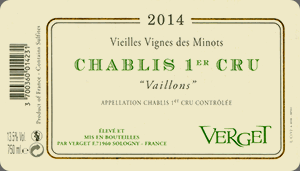 Chablis 1er Cru Vaillons Vieilles Vignes des Minots