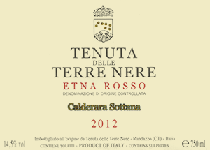 Etna Rosso Calderara Sottana