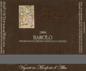 Barolo Le Coste-Mosconi Vigneti in Monforte d'Alba