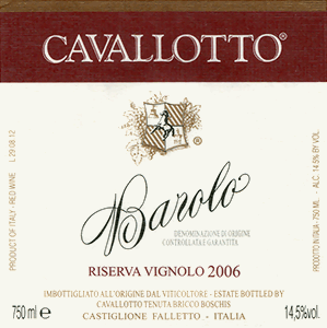 Barolo Riserva Vignolo