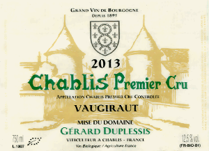 Chablis Premier Cru Vaugiraut