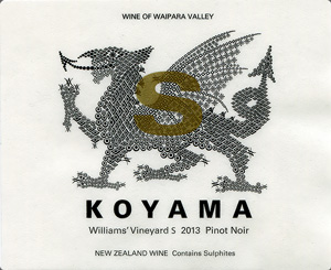 Koyama Williams' Vineyard S Pinot Noir
