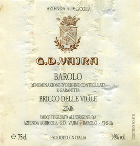 Barolo Bricco delle Viole