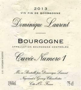 Bourgogne Cuvée Numero 1