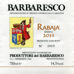 Barbaresco Riserva Rabajà