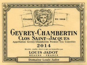 Gevrey-Chambertin Premier Cru Clos Saint-Jacques