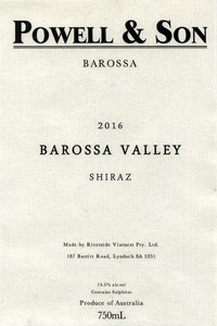 Barossa Valley Shiraz