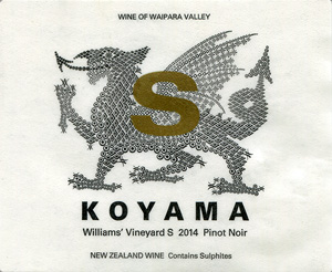 Koyama Williams' Vineyard S Pinot Noir