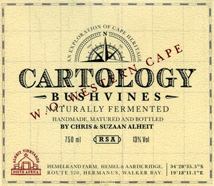 Cartology Bushvines Western Cape