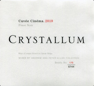 Cuvée Cinéma Pinot Noir Hemel en Aarde Ridge