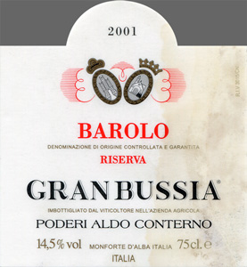 Barolo Riserva Granbussia