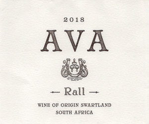 Ava Syrah Swartland