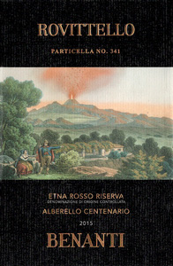 Etna Rosso Riserva Rovittello Particella No. 341 Alberello Centenario