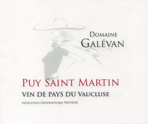 Vin de Pays du Vaucluse Puy Saint Martin